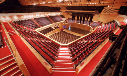 Glasgow Royal Concert Hall Main Auditorium Empty