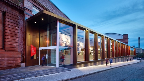 Kelvin Hall entrance from Bunhouse Road