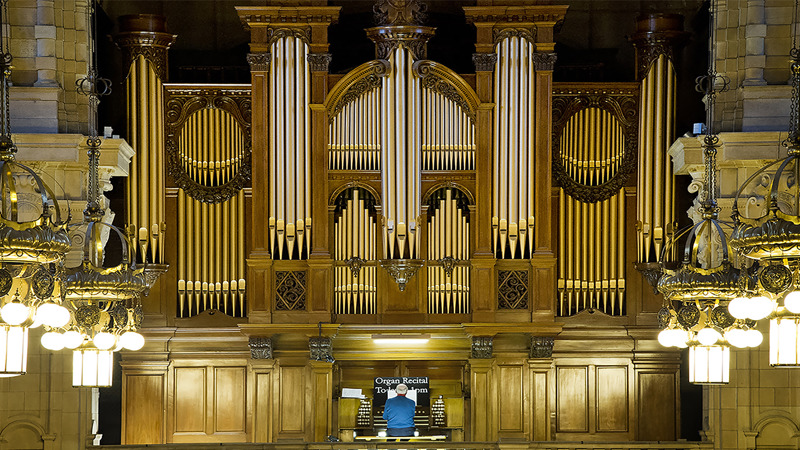 Kelvingrove organs during recital