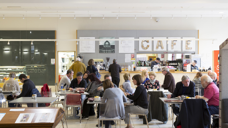 Cafe area of the Mitchell