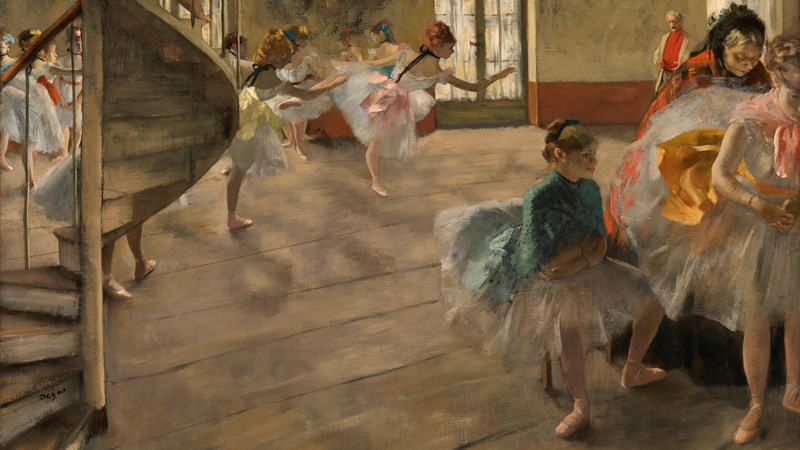 Photograph of The Rehearsal by Edgar Degas