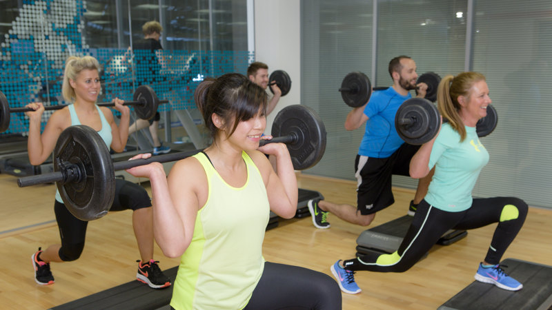 Fitness class at Glasgow Club