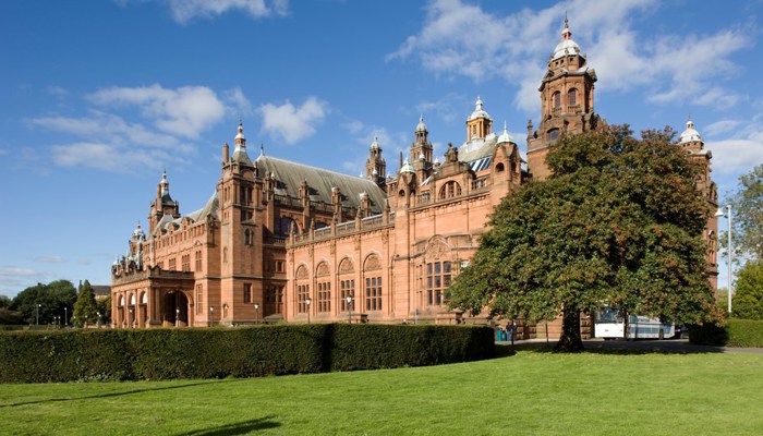 Photograph showing the outside of Kelvingrove Art Gallery and Museum