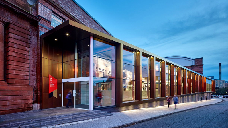 Photograph showing the outside of Kelvinhall