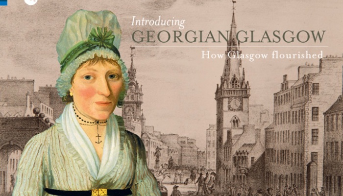 image showing cover of a book entitled Georgian Glasgow