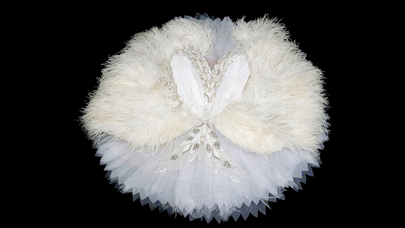 Photograph showing a tutu designed by Jasper Conran.