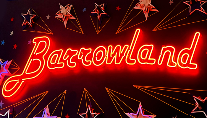 Photograph of the Glasgow Barrowland Ballroom sign