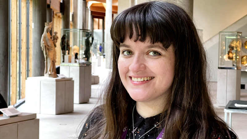 Photograph of Laura Bauld, Burrell Collection Project Curator